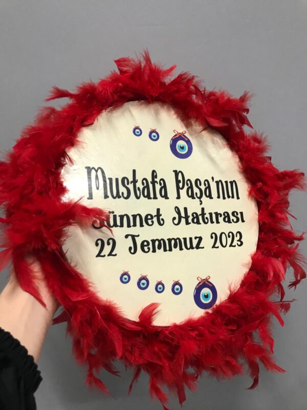 Sünnet Tefi, İsim Baskılı,Tüylü