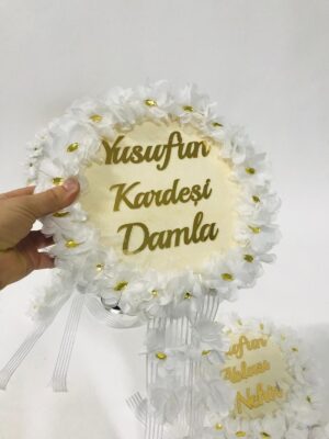 Sünnet Tefi, Pleksi isimli ,Çiçekli
