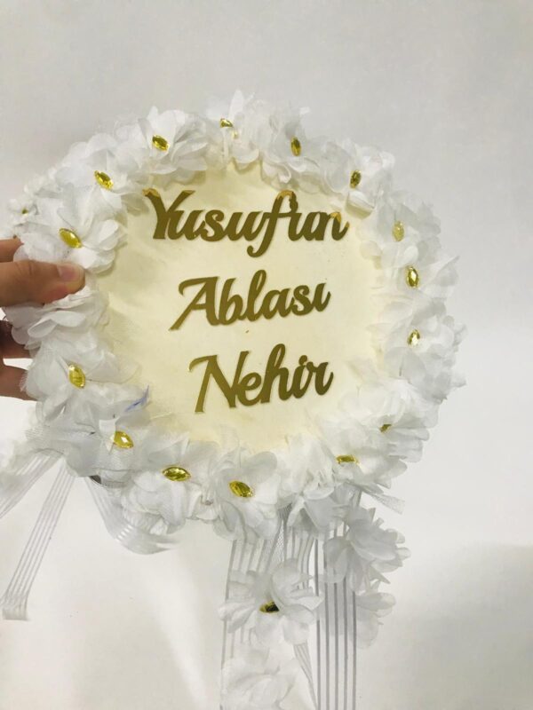 Sünnet Tefi, Pleksi isimli ,Çiçekli