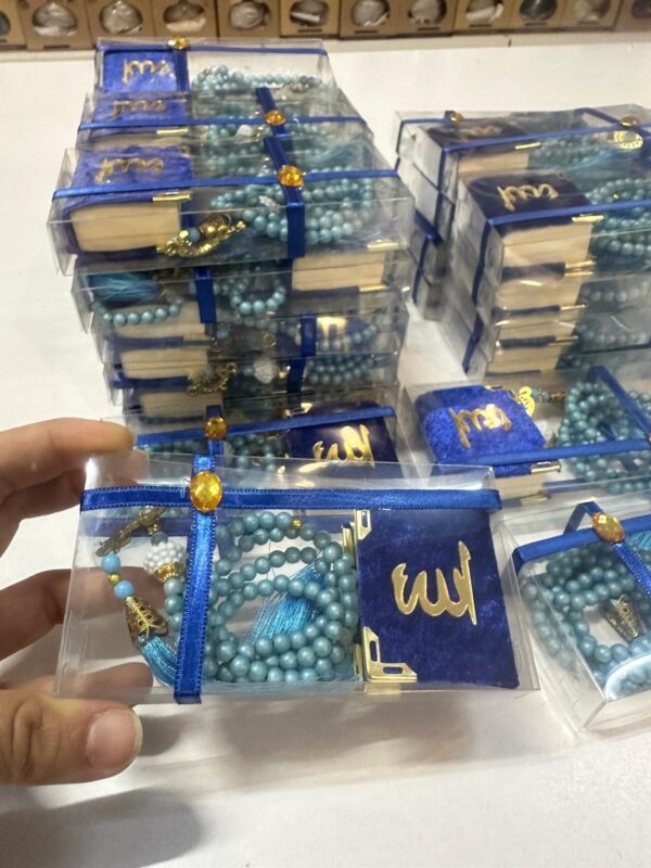 Mini Kuran, Tesbih, Şeffaf Kutuda, 1 Adet