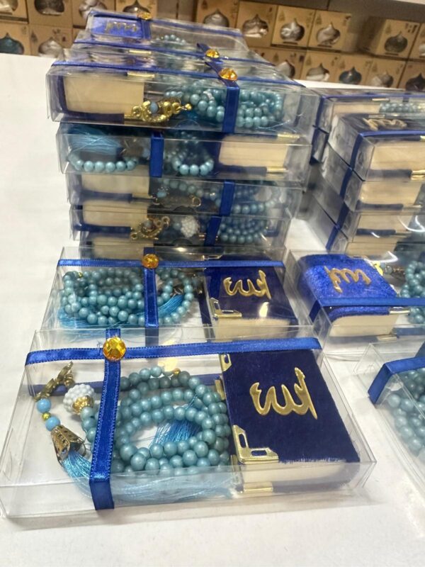 Mini Kuran, Tesbih, Şeffaf Kutuda, 1 Adet