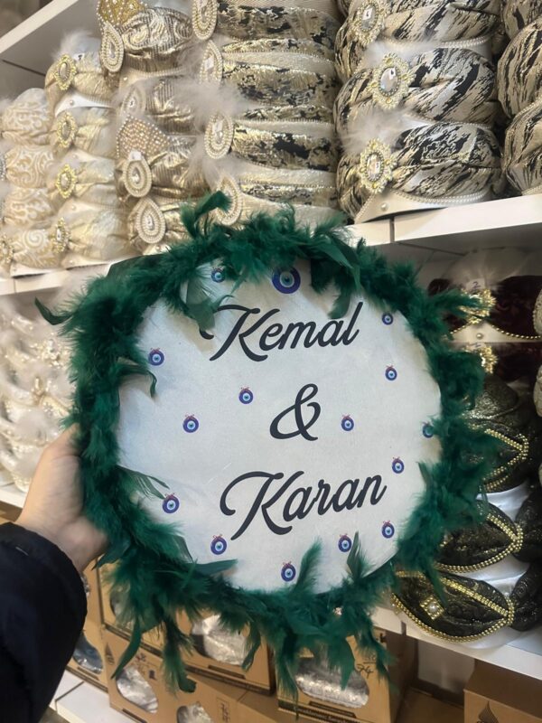 Sünnet Tefi, İsim Baskılı,Tüylü