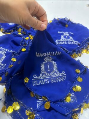 Halay Mendili, İsim Nakışlı; Saks-Altın