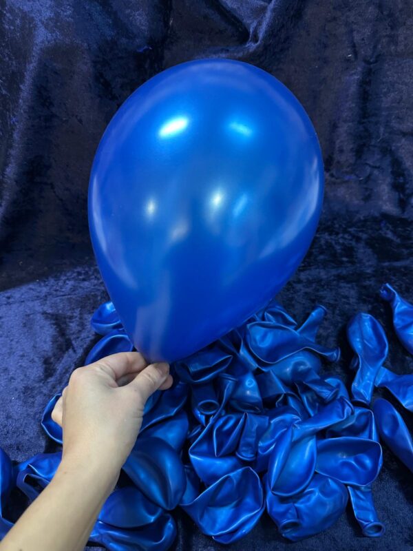 Balon, Metalik, Saks Mavisi 20'li